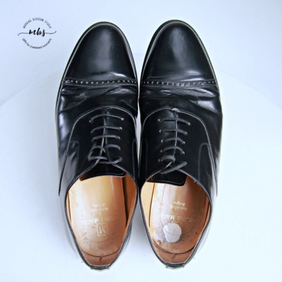 Bruno Magli Vicenza Cap Toe Leather Oxfords Black Men‎ 11 main image 9